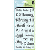 Inkadinkado - Clear Acrylic Stamp Set - Calendar of Events