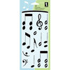 Inkadinkado - Clear Acrylic Stamp Set - Musical Notes