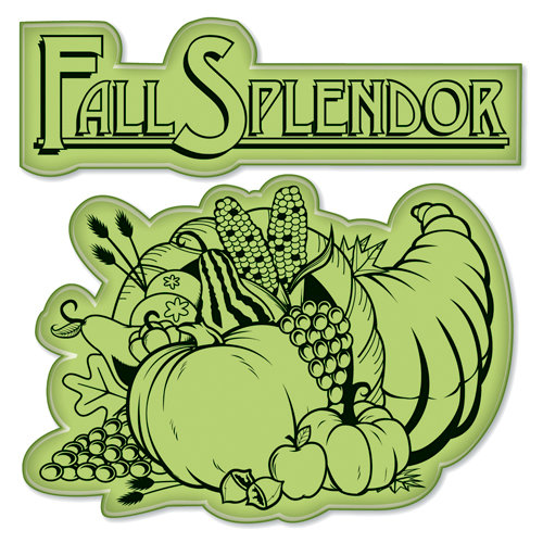 Inkadinkado - Inkadinkaclings Collection - Rubber Stamps - Fall Splendor