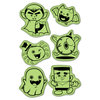 Inkadinkado - Inkadinkaclings Collection - Halloween - Rubber Stamps - Cute Ghouls
