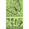 Inkadinkado - Background Clings Collection - Rubber Stamps - Large - Insect Amalgam