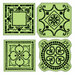 Inkadinkado - Inkadinkaclings - Rubber Stamps - Mosaic Tiles