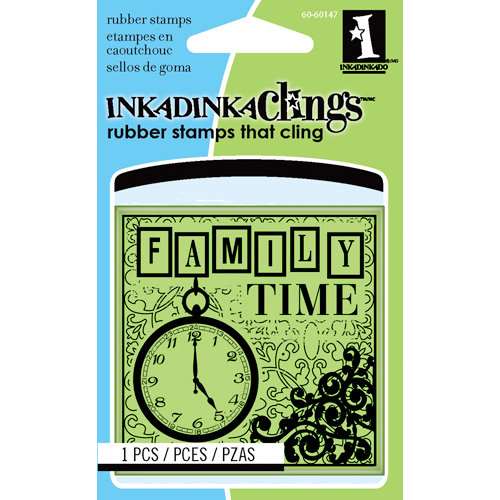 Inkadinkado - Inkadinkaclings - Rubber Stamps - Family Time Mini