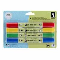 Inkadinkado - Stamping Marker Set - Pigment - Primary