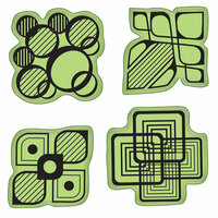 Inkadinkado - Stamping Gear Collection - Inkadinkaclings - Rubber Stamps - Modern Shapes