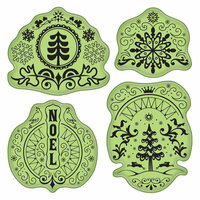 Inkadinkado - Stamping Gear Collection - Inkadinkaclings - Rubber Stamps - Folk Winter