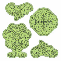 Inkadinkado - Stamping Gear Collection - Inkadinkaclings - Rubber Stamps - Classic Ornaments