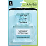 Inkadinkado - Clear Acrylic Stamp Blocks - Small and Medium