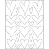 Imagination Project - Gin X - Coasters - Hearts Raw White