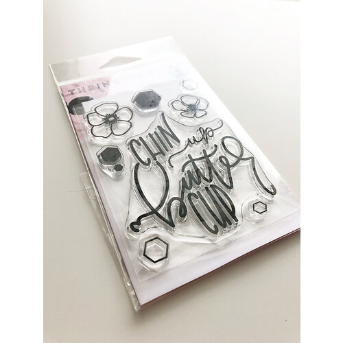 Ink Road Stamps - Clear Photopolymer Stamps - Chin Up Buttercup