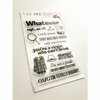 Ink Road Stamps - Clear Photopolymer Stamps - Whatever