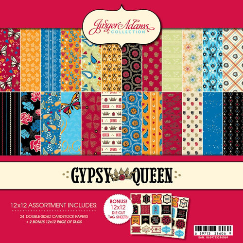 Jinger Adams - Gypsy Queen Collection - 12 x 12 Collection Kit