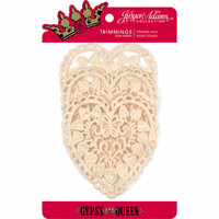 Jinger Adams - Gypsy Queen Collection - Vintage Lace Heart Doilies