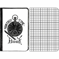 Jenni Bowlin Studio - Clear Acrylic Stamps - Time Book
