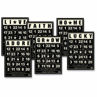 Jenni Bowlin Studio - Mini Bingo Cards - Black