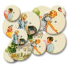 Jenni Bowlin Studio - Chipboard Buttons - Reader, CLEARANCE