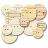 Jenni Bowlin Studio - Chipboard Buttons - Office, CLEARANCE