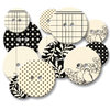 Jenni Bowlin Studio - Chipboard Buttons - Black Line