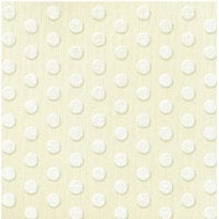 Jenni Bowlin Studio - Core'dinations - Essentials Collection - 12 x 12 Embossed Color Core Cardstock - Vanilla Cream