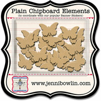 Jenni Bowlin Studio - Chipboard Shapes - Butterfly