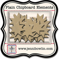 Jenni Bowlin Studio - Chipboard Shapes - Quilt Stars