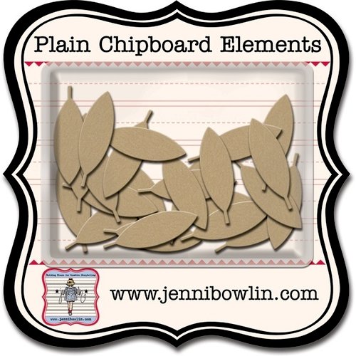 Jenni Bowlin Studio - Chipboard Shapes - Graphic Feather
