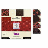 Jenni Bowlin Studio - Core'dinations Core Impressions - 12 x 12 Embossed Cardstock Pack