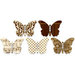 Jenni Bowlin Studio - Jewel Embellished Butterflies - Brown