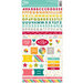 Jillibean Soup - Shades of Color Collection - Cardstock Stickers