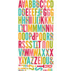 Jillibean Soup - Shades of Color Collection - Die Cut Cardstock Pieces - Letters