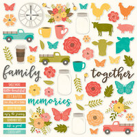 Jillibean Soup - Farmhouse Stew Collection - Pea Pod Parts - Die Cut Cardstock Pieces