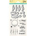 Jillibean Soup - Shaker Die and Clear Acrylic Stamp Set - Balloon Party