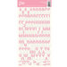 Jillibean Soup - Alphabeans Collection - Alphabet Cardstock Stickers - Pink Diagonal