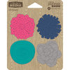 Jillibean Soup - Felt Flowers - Touch of Teal