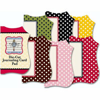 Jenni Bowlin Studio - Mini Die Cut Journaling Card Pad - Polka Dots