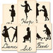 Jenni Bowlin Studio - Vintage Mini Deck - Silhouettes 1