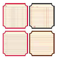 Jenni Bowlin Studio - Front Porch Collection - Mini 4 x 4 Die Cut Classic Label Paper Set