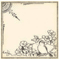 Jenni Bowlin Studio - Vintage Collection - 12 x 12 Patterned Paper - Black Bird