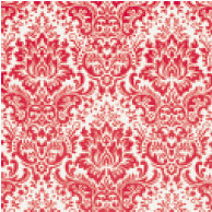 Jenni Bowlin Studio - Trendy Collection - 12 x 12 Patterned Paper - Red Wallpaper