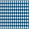 Jenni Bowlin Studio - Trendy Collection - 12 x 12 Patterned Paper - Navy Harlequin