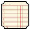 Jenni Bowlin Studio - Front Porch Collection - 12 x 12 Die Cut Paper - Receipt Classic Label, CLEARANCE