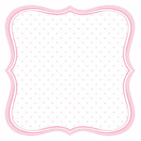 Jenni Bowlin Studio - Baby of Mine Collection - 12 x 12 Die Cut Paper - Baby Girl Label