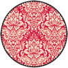 Jenni Bowlin Studio - Red and Black II Collection - 12 x 12 Die Cut Paper - Red Circle Damask