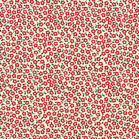 Jenni Bowlin Studio - Red and Black III Collection - 12 x 12 Paper - Petite Red Floral