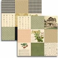 Jenni Bowlin Studio - Haven Collection - 12 x 12 Double Sided Paper - Mini Pattern Sheet