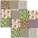 Jenni Bowlin - Christmas 2011 Collection - 12 x 12 Double Sided Paper - Mini Pattern Sheet