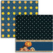 Jenni Bowlin - Halloween 2011 Collection - 12 x 12 Double Sided Paper - Starry Night