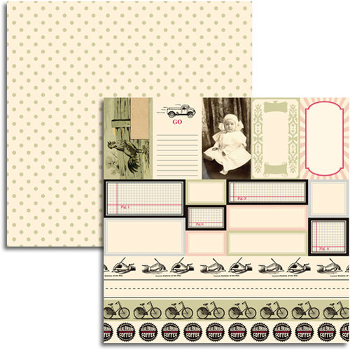 Jenni Bowlin Studio - Magpie Collection - 12 x 12 Double Sided Paper - Accessory Sheet