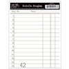 Jenni Bowlin Studio - Rub Ons Single - Receipt - Metallic Silver