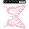 Jenni Bowlin Studio - Rub On Single - Butterfly - Pink, CLEARANCE